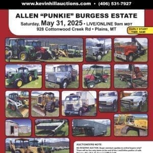 Kevin Hill Auction Flyer - Montana Auctions by Kevin Hill